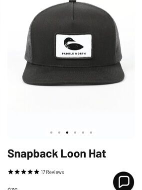 Snapback Loon Hat - Black